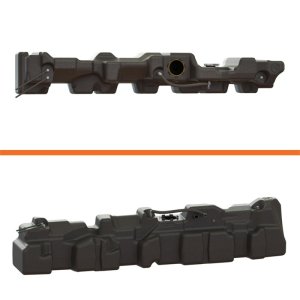 Ford Chassis Mid-Ship Fuel Tank - Titan Fuel Tanks - XXL - Black - `17-`24